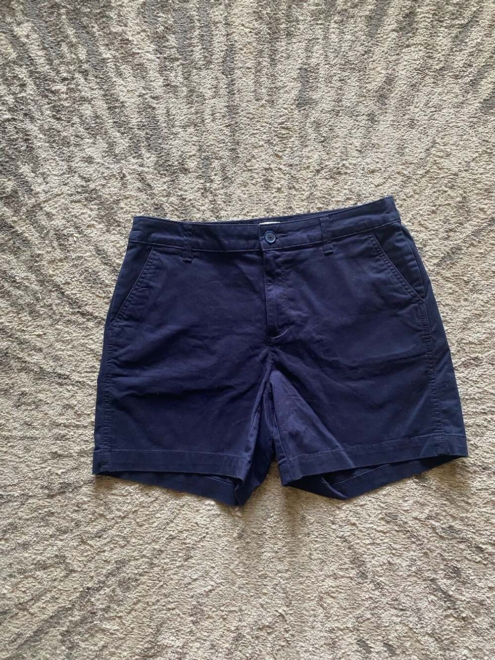 a new day Navy Stretch Chino Shorts Sz 6